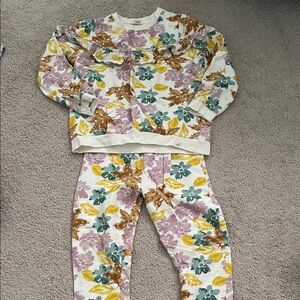 Burt's Bees Kids Floral Sweatsuit Set